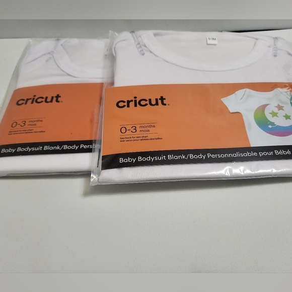Cricut Other - 2 Cricut Baby Body Suit